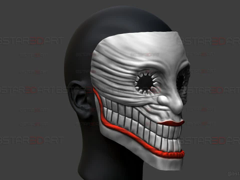 Acrobatic Silky Aira Mask - Dandadan Anime 3D Print Model