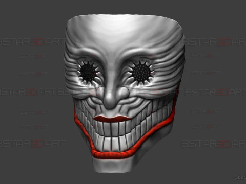 Acrobatic Silky Aira Mask - Dandadan Anime 3D Print Model