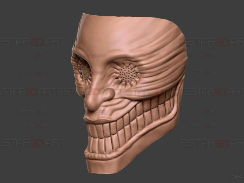 Acrobatic Silky Aira Mask - Dandadan Anime 3D Print Model