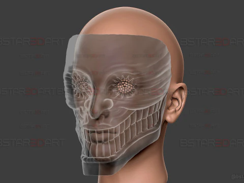 Acrobatic Silky Aira Mask - Dandadan Anime 3D Print Model