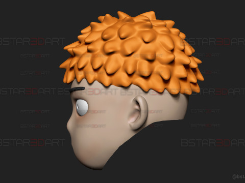 Saitama Head Mask Decor Wearable - One Punch Man Cosplay Model do druku 3D