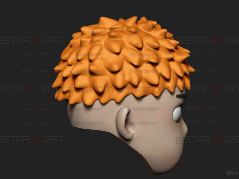Saitama Head Mask Decor Wearable - One Punch Man Cosplay Model do druku 3D