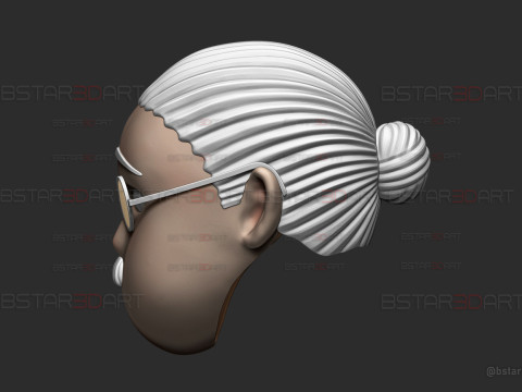 Taro Sakamoto overweight Head Decor Wearable - Sakamoto Days Anime Cosplay 3Dプリントモデル