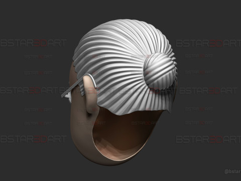 Taro Sakamoto overweight Head Decor Wearable - Sakamoto Days Anime Cosplay 3Dプリントモデル