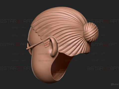 Taro Sakamoto overweight Head Decor Wearable - Sakamoto Days Anime Cosplay 3Dプリントモデル