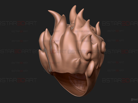 Luffy Gear 5 Head Decor Mask - Wearable - One Piece Cosplay Modello di stampa 3D