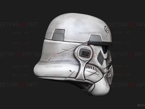 Stormtrooper Skull Terminator Head Decoration - Starwars Toys 3D Print Model
