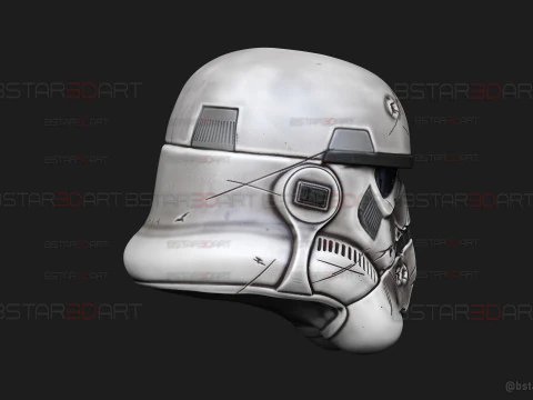 Stormtrooper Skull Terminator Head Decoration - Starwars Toys 3D Print Model