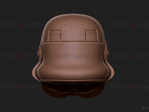 Stormtrooper Skull Terminator Head Decoration - Starwars Toys 3D Print Model