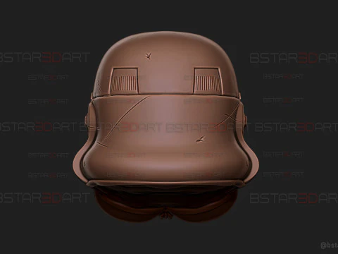 Stormtrooper Skull Terminator Head Decoration - Starwars Toys 3D Print Model