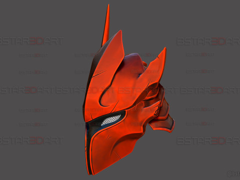 Igris Helmet With Hair- Solo Leveling Cosplay 3Dプリントモデル