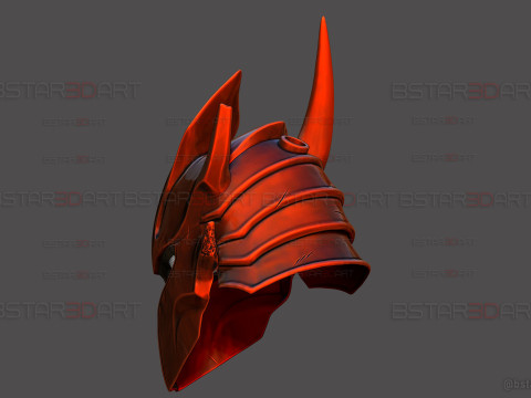 Igris Helmet With Hair- Solo Leveling Cosplay 3Dプリントモデル