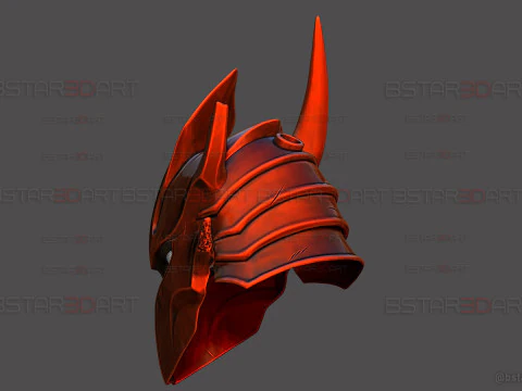 Casco Igris con pelo: cosplay de nivelaci&oacute;n en solitario Modelo de impresión 3D