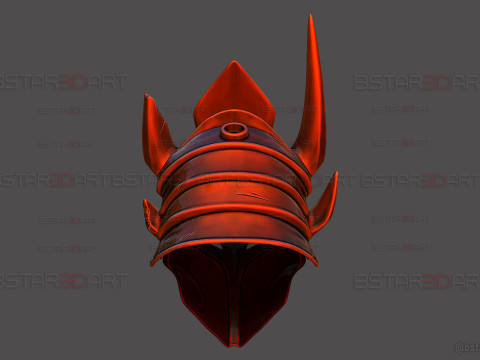Igris Helmet With Hair- Solo Leveling Cosplay 3Dプリントモデル