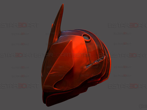 Igris Helmet With Hair- Solo Leveling Cosplay 3Dプリントモデル