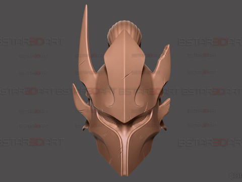 Igris Helmet With Hair- Solo Leveling Cosplay 3Dプリントモデル