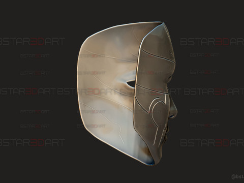 Katarina Full Mask Noxus Cinematic - league of legends Cosplay 3D Print Model