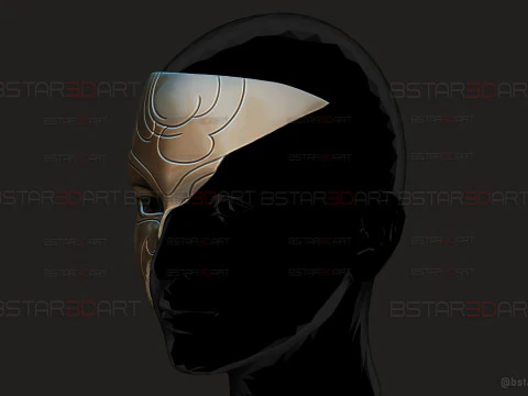 Katarina Half Mask Noxus Cinematic - league of legends Cosplay 3D Print Model
