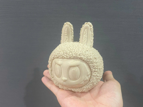 Labubu Original Head For Decoration and Wearable Cosplay Modelo de Impressão 3D