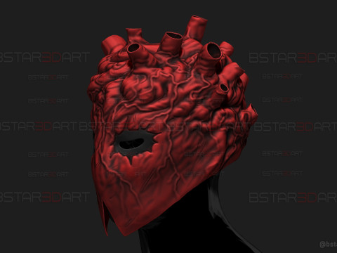 Shin Mask High Quality - Dorohedoro Anime Cosplay 3D 프린트 모델