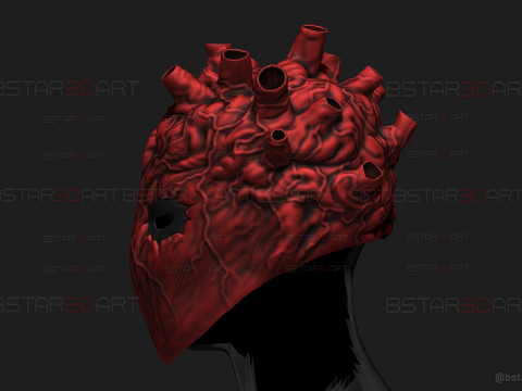 Shin Mask High Quality - Dorohedoro Anime Cosplay 3D 프린트 모델
