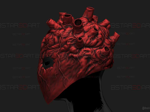 M&aacute;scara Shin de alta qualidade - Dorohedoro Anime Cosplay Modelo de Impressão 3D