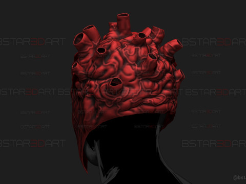 Shin Mask High Quality - Dorohedoro Anime Cosplay 3D 프린트 모델