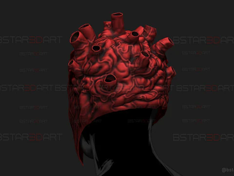 M&aacute;scara Shin de alta qualidade - Dorohedoro Anime Cosplay Modelo de Impressão 3D