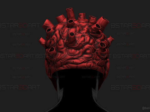 Shin Mask High Quality - Dorohedoro Anime Cosplay 3D 프린트 모델