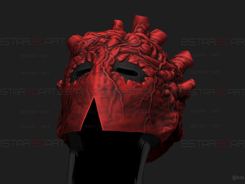 Shin Mask High Quality - Dorohedoro Anime Cosplay 3D 프린트 모델
