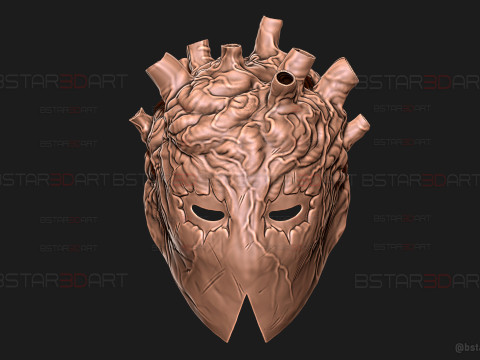 Shin Mask High Quality - Dorohedoro Anime Cosplay 3D 프린트 모델