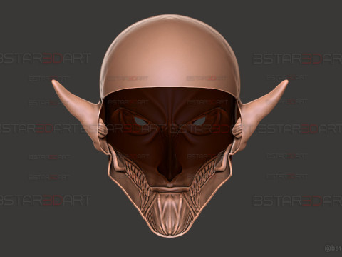 Eren Final Form Head Decoration Wearable - Attack On Titan Cosplay 3D Baskı Modeli