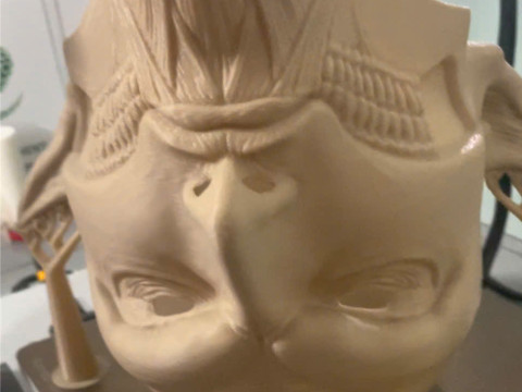 Eren Final Form Head Decoration Wearable - Attack On Titan Cosplay 3D Baskı Modeli