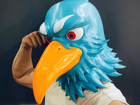 シャングリラ フロンティア ヘッド デコレーション ウェアラブル コスプレ - アニメ Netflix シリーズ 3Dプリントモデル