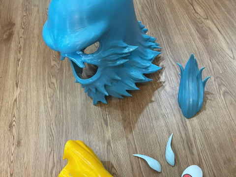 Shangri-La Frontier Head Decoration Wearable Cosplay - Anime Netflix series 3D Print Model