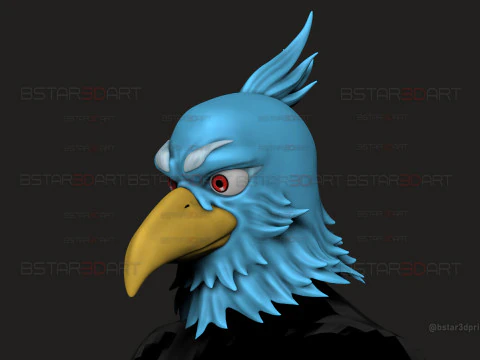 Shangri-La Frontier Head Decoration Wearable Cosplay - Anime Netflix series 3D Print Model