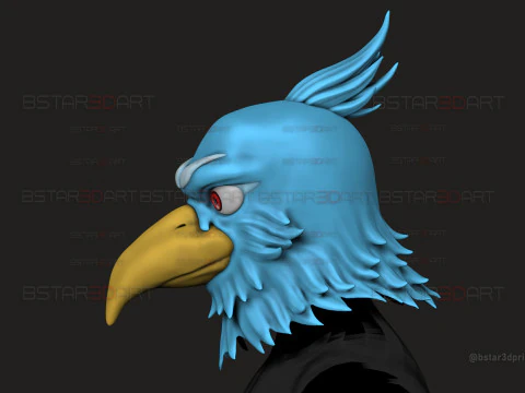 Shangri-La Frontier Head Decoration Wearable Cosplay - Anime Netflix series 3D Print Model