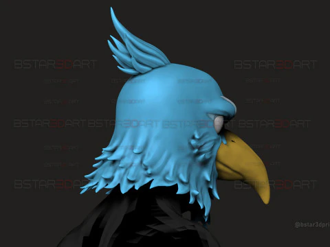 Shangri-La Frontier Head Decoration Wearable Cosplay - Anime Netflix series 3D Print Model