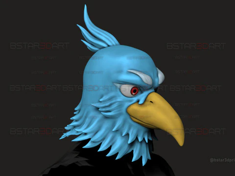 Shangri-La Frontier Head Decoration Wearable Cosplay - Anime Netflix series 3D Print Model
