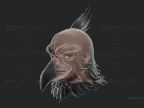 Shangri-La Frontier Head Decoration Wearable Cosplay - Anime Netflix series Modello di stampa 3D