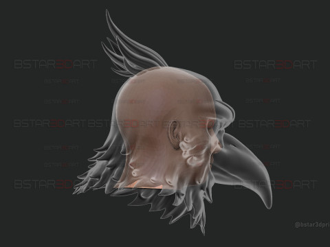 Shangri-La Frontier Head Decoration Wearable Cosplay - Anime Netflix series Modello di stampa 3D