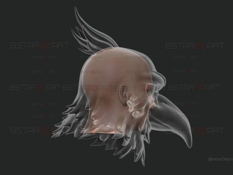 Shangri-La Frontier Head Decoration Wearable Cosplay - Anime Netflix series 3D Print Model