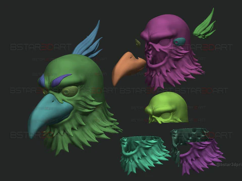 Shangri-La Frontier Head Decoration Wearable Cosplay - Anime Netflix series 3D Print Model