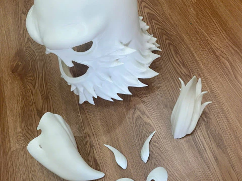 Shangri-La Frontier Head Decoration Wearable Cosplay - Anime Netflix series 3D Print Model