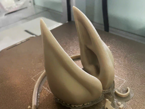 Elf Ear Wearable - Esil Ear Cosplay - Solo Leveling Anime 3D Print Model