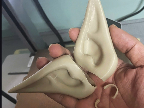 Elf Ear Wearable - Esil Ear Cosplay - Solo Leveling Anime 3D प्रिंट मॉडल