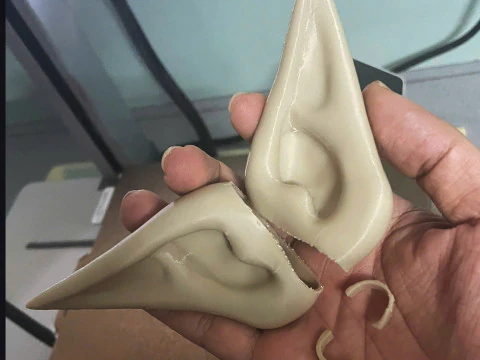 Elf Ear Wearable - Esil Ear Cosplay - Solo Leveling Anime 3D Print Model