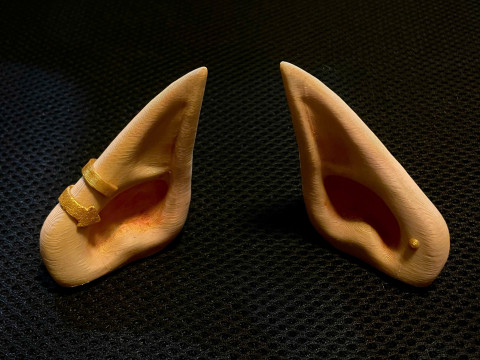Elf Ear Wearable - Esil Ear Cosplay - Solo Leveling Anime 3D प्रिंट मॉडल