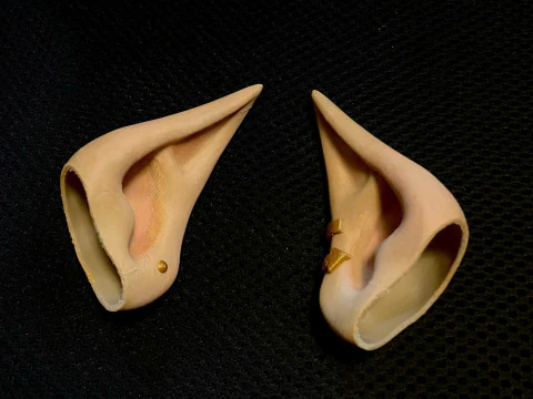 Elf Ear Wearable - Esil Ear Cosplay - Solo Leveling Anime 3D Print Model