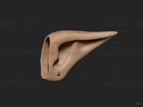 Elf Ear Wearable - Esil Ear Cosplay - Solo Leveling Anime 3D Print Model